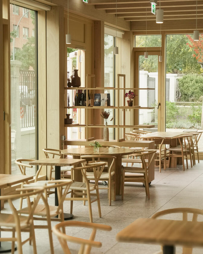KEDEM Restaurant interior design and creative direction including custom furniture design and construction by Liam Barwick